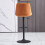 AINPECCA (ORANGE) 2Pcs Bar Stools Velvet Swivel Chairs Kitchen 6