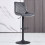 AINPECCA (GREY) 2Pcs Bar Stools Velvet Swivel Chairs Kitchen 4