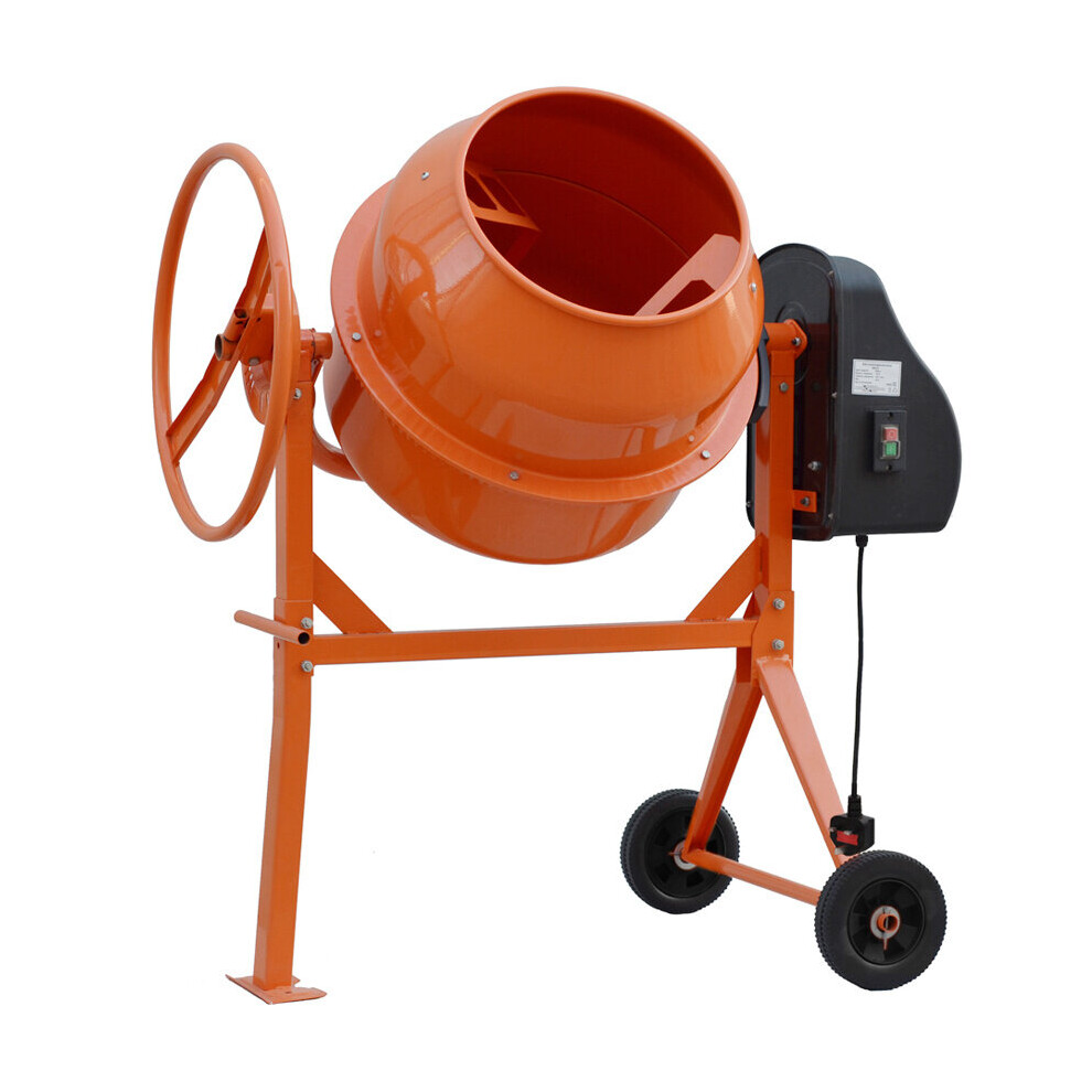 (120L) Electric Mobile Cement Mixer Drum For Concrete Plaster Grouting Machine