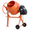 Living And Home (140L) Electric Mobile Cement Mixer Drum For Concrete Plaster Grouting Machine 1