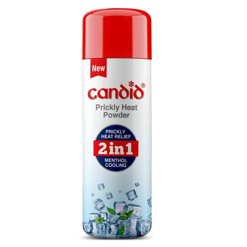 Candid Prickly Heat Powder 120g, white
