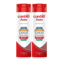 Candid Activ Sweat Control Talc, 100 g (Pack of 2), White