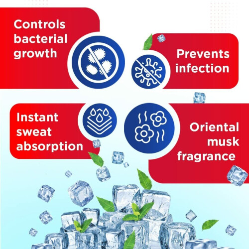 Candid Prickly Heat Powder 120g, white 2