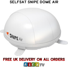 Selfsat Snipe Dome Air Satellite/IP Streaming GPS Pre-Programed Full Auto