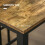 Homcom HOMCOM 3-Piece Industrial Bar Table Set, Table & 2 Chairs Rustic Brown 6