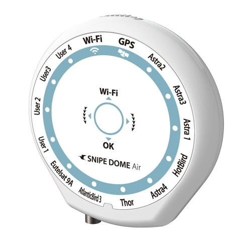 Selfsat Snipe Dome Air Satellite/IP Streaming GPS Pre-Programed Full Auto 1