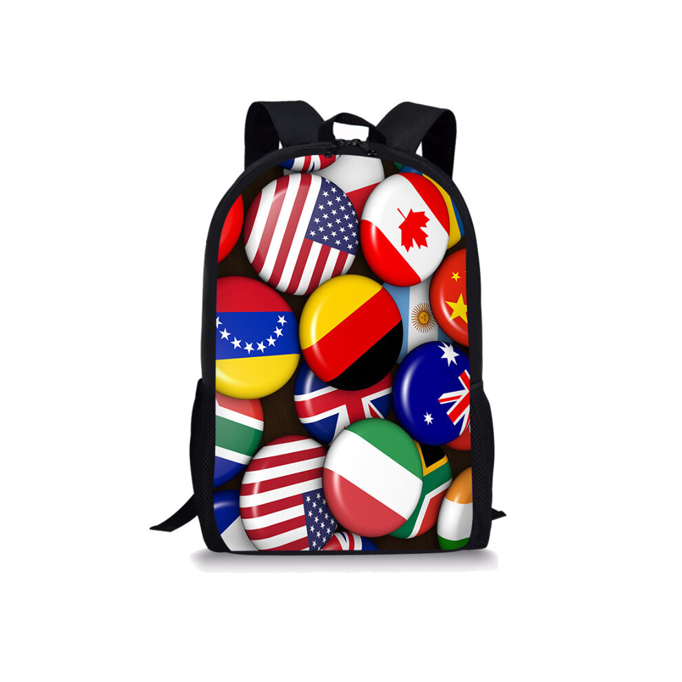 (Flags) UK Flag Student Schoolbag Travel Casual Laptop Back Pack Unisex