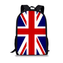 (Red) UK Flag Student Schoolbag Travel Casual Laptop Back Pack Unisex