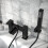 NES Home Cascade Waterfall Bath Shower Mixer Tap & Handset Matte Black 4