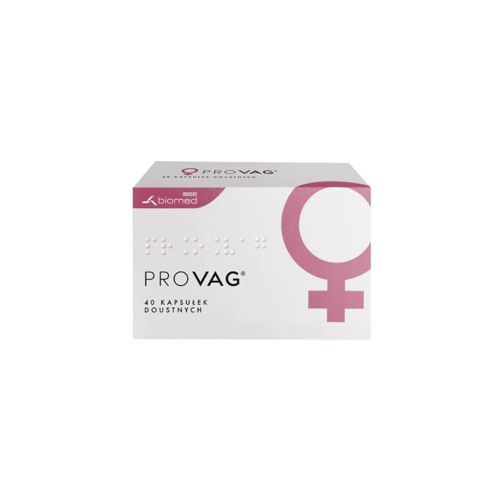 PROVAG Gynaecological probiotic 40 capsules