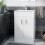 NES Home Nanuya 500mm White Stylish Slim Basin Vanity Unit 2