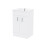 NES Home Nanuya 500mm White Stylish Slim Basin Vanity Unit 5