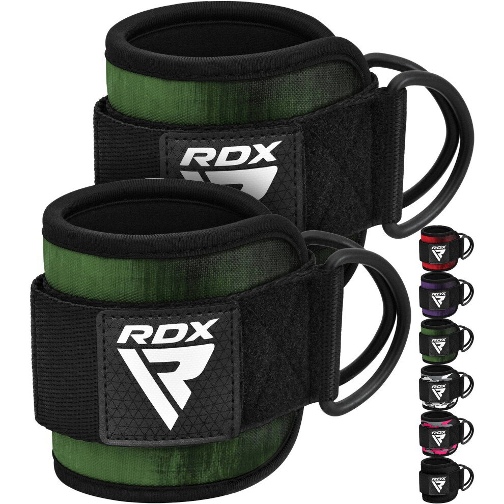 Photos - Other Trainers  RRDX Ankle Straps Cable Machines Cuffs Kickbacks WAN-A4AG-P(Army GREEN, Pair)
