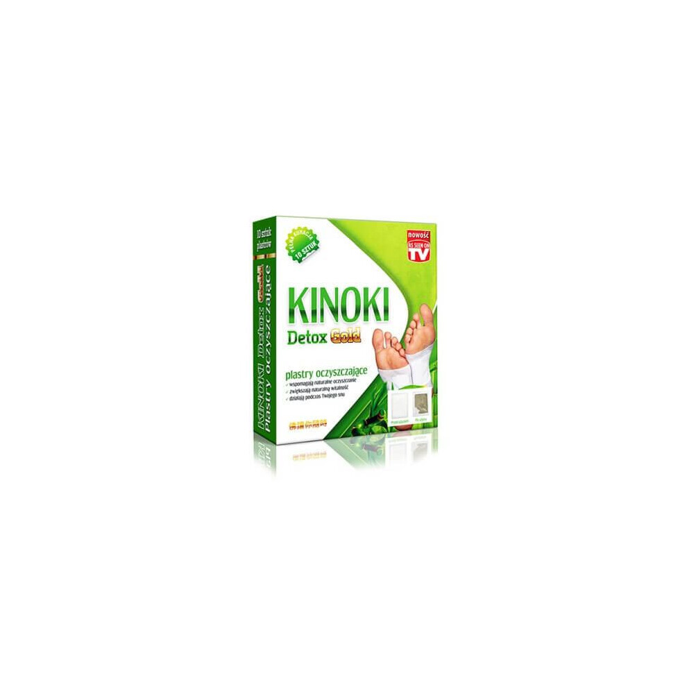 Aura Herbals Gold Kinoki Detox Cleansing Foot Patches 10 Pieces