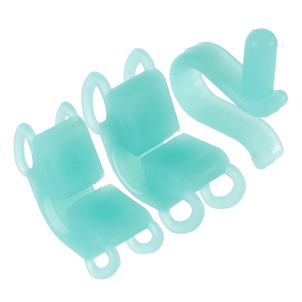 Greenzech 2Pcs Dental Bite Blocks Soft Silicone Cheek Retractor Autoclave Orthodontic Oral Care Dental Tools
