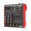 4 Channel Audio Bluetooth Mixer Mixing Console with 7-Band EQualizer USB Phantom Power 48V 5