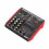 4 Channel Audio Bluetooth Mixer Mixing Console with 7-Band EQualizer USB Phantom Power 48V 6