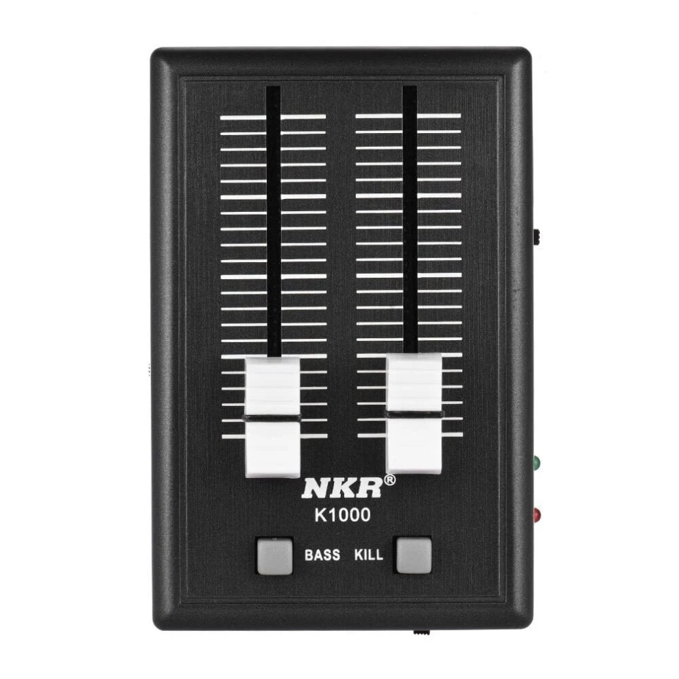 (Black&EU Plug) Audio Sound Mixer Mini Pocket Mixer Mini Mobile Phone Mixer 3.5mm Interfaces with Power Adapter