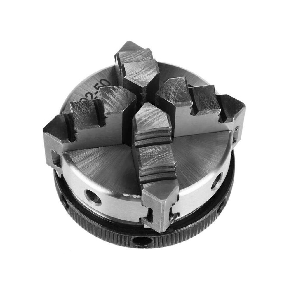 (C) 3/4 Jaws Wood Lathe Chuck 50Mm 63Mm Manual Chuck Self-Centering Diy Metal Wood Lathe Tools 6112211926544