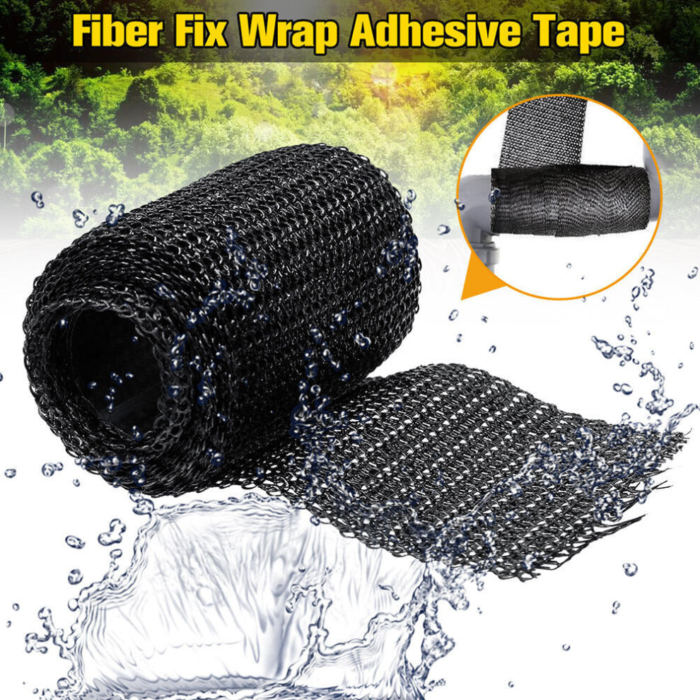 Fiber Fix Wrap Adhesive Tape Waterproof Repair Tools Household Repair Tape for Repairing Pipeline Water Pipe Table Foot w/ Gloves