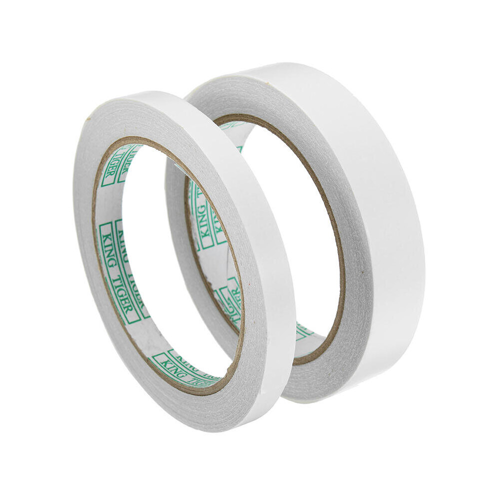 (1.0cm*20m) 20m Double Sided Tape Oily Adhesive High Temperature Resistant Tape 2 Widths