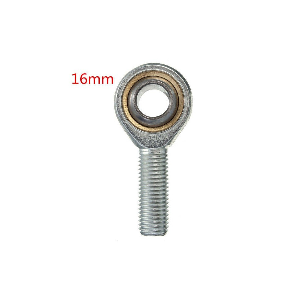 (16mm) 6mm-18mm Male Thread Rod End Joint Bearing Spherical Oscillating Bearing CNC Parts 5pcs