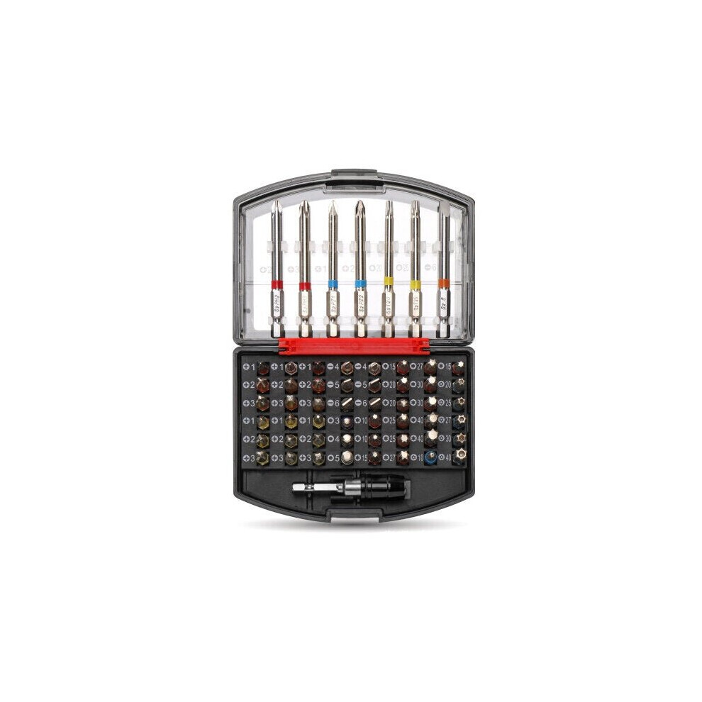 (A - 56 Pcs Screwdriver Bits) Hi-Spec 56Pcs S2 Screwdriver Bits Tool Set With Handle Phillips Hexagon Torx Screwdriver Special-shaped Screw Bit-image-OPC-P9GRJHB-NEW