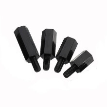 (10mm) M3NH13 50pcs M3 Nylon Black Hex Screw PCB Standoff 6/8/10/12mm