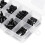 M2 Nylon Screw Black Hex Screw Nut Nylon PCB Standoff Assortment Kit 300Pcs 8