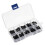 M2 Nylon Screw Black Hex Screw Nut Nylon PCB Standoff Assortment Kit 300Pcs 3