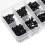 M2 Nylon Screw Black Hex Screw Nut Nylon PCB Standoff Assortment Kit 300Pcs 9