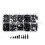 M2 Nylon Screw Black Hex Screw Nut Nylon PCB Standoff Assortment Kit 300Pcs 4
