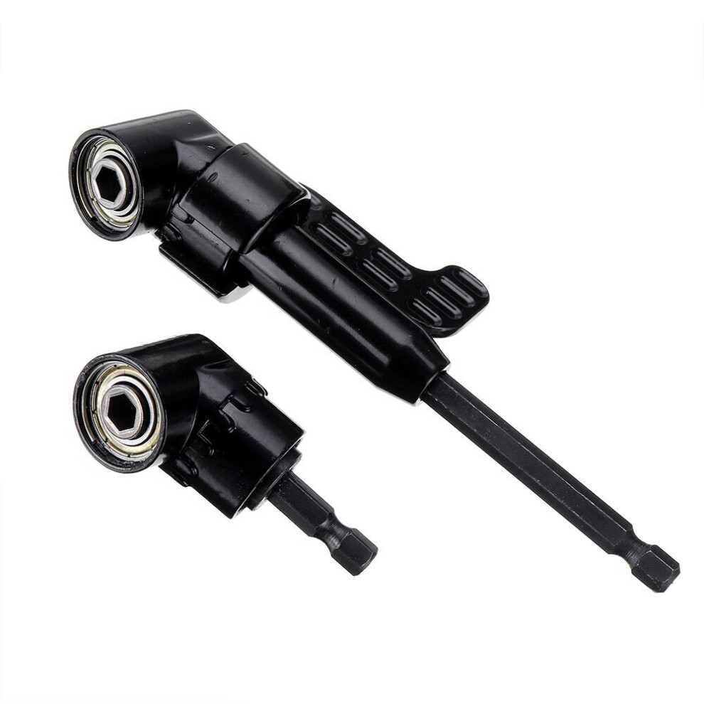 (Long: 130X40x40mm) Hex Screwdriver Bit Holder 105 Degree Angle Extension Socket Holder Adaptor 3654659295033