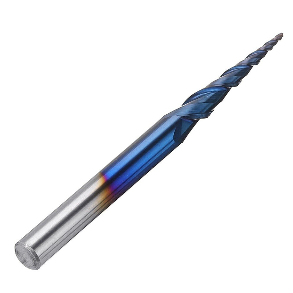 (R0.5*15*D4*50) NACO-blue 2 Flutes Ball Nose End Milling Cutter R0.25/ R0.5/ R0.75/ R1.0 *15*D4*50 Milling Cutter