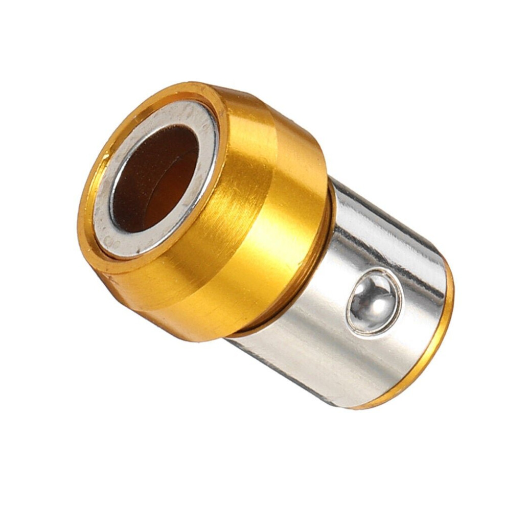 5Pcs 6.35Mm Screwdriver Bit Head Magnetic Ring Metal Strong Magnetizer Screws Ring Screw Magnetic 6112211915050
