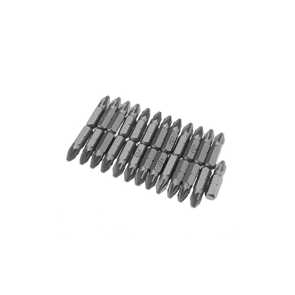 25Pcs 25Mm Pz2 Screwdriver Bits Set Hex Magnetic Power Tool 3654659279156