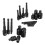 (12Pcs) 7pcs/12pcs Ratchet Wrench Socket Adapter Set Drive Socket Reducer Air Impact Adapter Wrench Extensor Rod 3