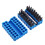 GreenZech (A: Hollow core) 33pcs Magnetic Screwdriver Bit Set Torx Star Spanner Tri Wing Electric Screwdriver Bits with Holder 4