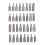 GreenZech (A: Hollow core) 33pcs Magnetic Screwdriver Bit Set Torx Star Spanner Tri Wing Electric Screwdriver Bits with Holder 8