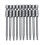 GreenZech (T8) 10pcs TT6-TT40 Torx Head Screwdriver Bit 75mm Hex Shank Power Drill Screwdriver Bits Set 10
