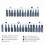 29pcs Magnetic Bit Set with Tool Box Bit Holder Tips Screwdriver Phillips Hex Torx Screwdriver Bit Tool Kit 8