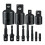 (7Pcs) 7pcs/12pcs Ratchet Wrench Socket Adapter Set Drive Socket Reducer Air Impact Adapter Wrench Extensor Rod 2