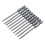 GreenZech (T10) 10pcs TT6-TT40 Torx Head Screwdriver Bit 75mm Hex Shank Power Drill Screwdriver Bits Set 5