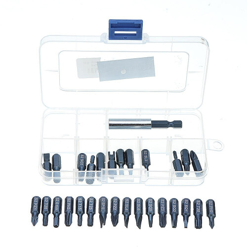29pcs Magnetic Bit Set with Tool Box Bit Holder Tips Screwdriver Phillips Hex Torx Screwdriver Bit Tool Kit 2