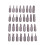 GreenZech (A: Hollow core) 33pcs Magnetic Screwdriver Bit Set Torx Star Spanner Tri Wing Electric Screwdriver Bits with Holder 9