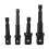 (12Pcs) 7pcs/12pcs Ratchet Wrench Socket Adapter Set Drive Socket Reducer Air Impact Adapter Wrench Extensor Rod 6