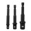 (12Pcs) 7pcs/12pcs Ratchet Wrench Socket Adapter Set Drive Socket Reducer Air Impact Adapter Wrench Extensor Rod 7