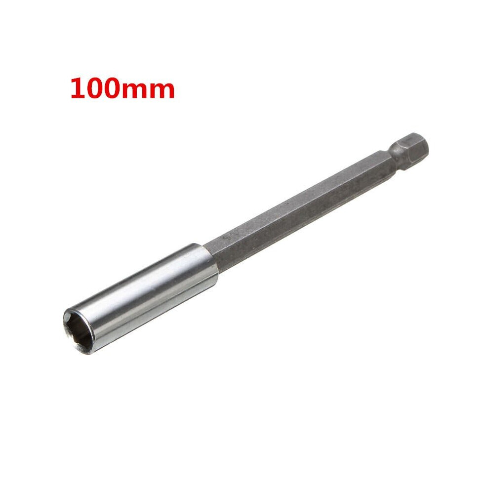 (10cm) 1/4 Inch Hex Shank Magnetic Bit Holder Screwdriver Bit Extension Tip Bar 60mm/100mm/150mm