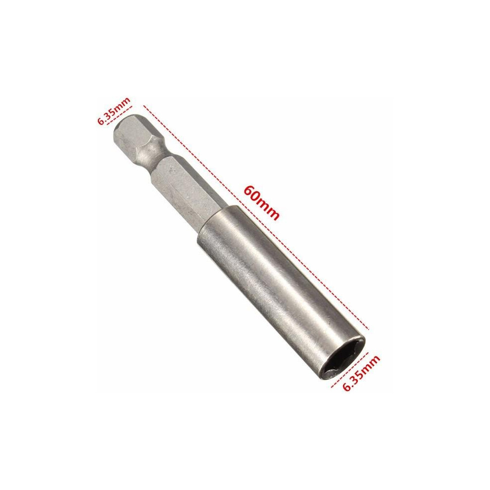 (6Cm) 1/4 Inch Hex Shank Magnetic Bit Holder Screwdriver Bit Extension Tip Bar 60Mm/100Mm/150Mm 6112211861692