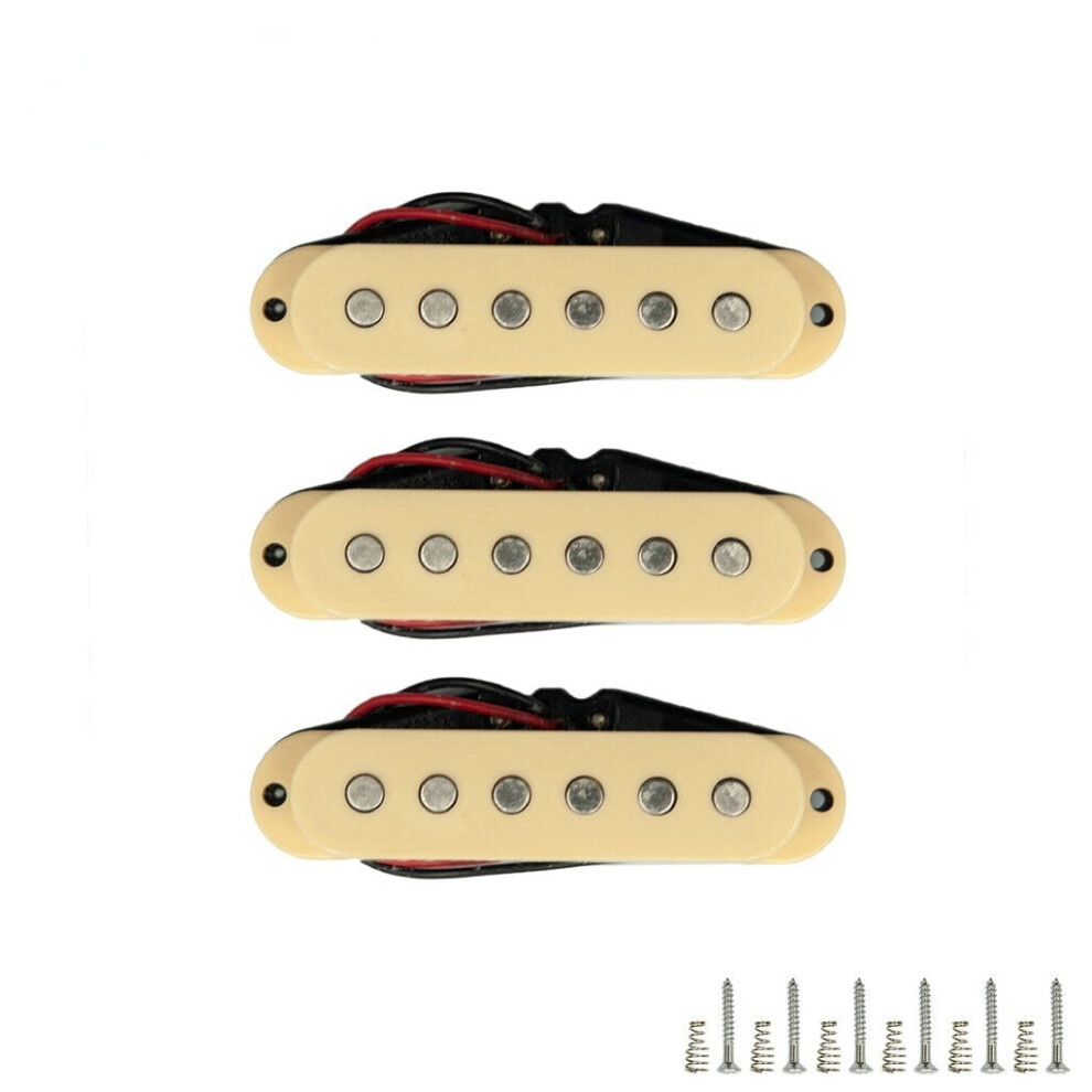 50mm Guitar Pickup 3PCS/Set Single-coil Guitar Neck Pickup Electric Guitar Pickup Neck/Middle/Bridge Guitar Accessories